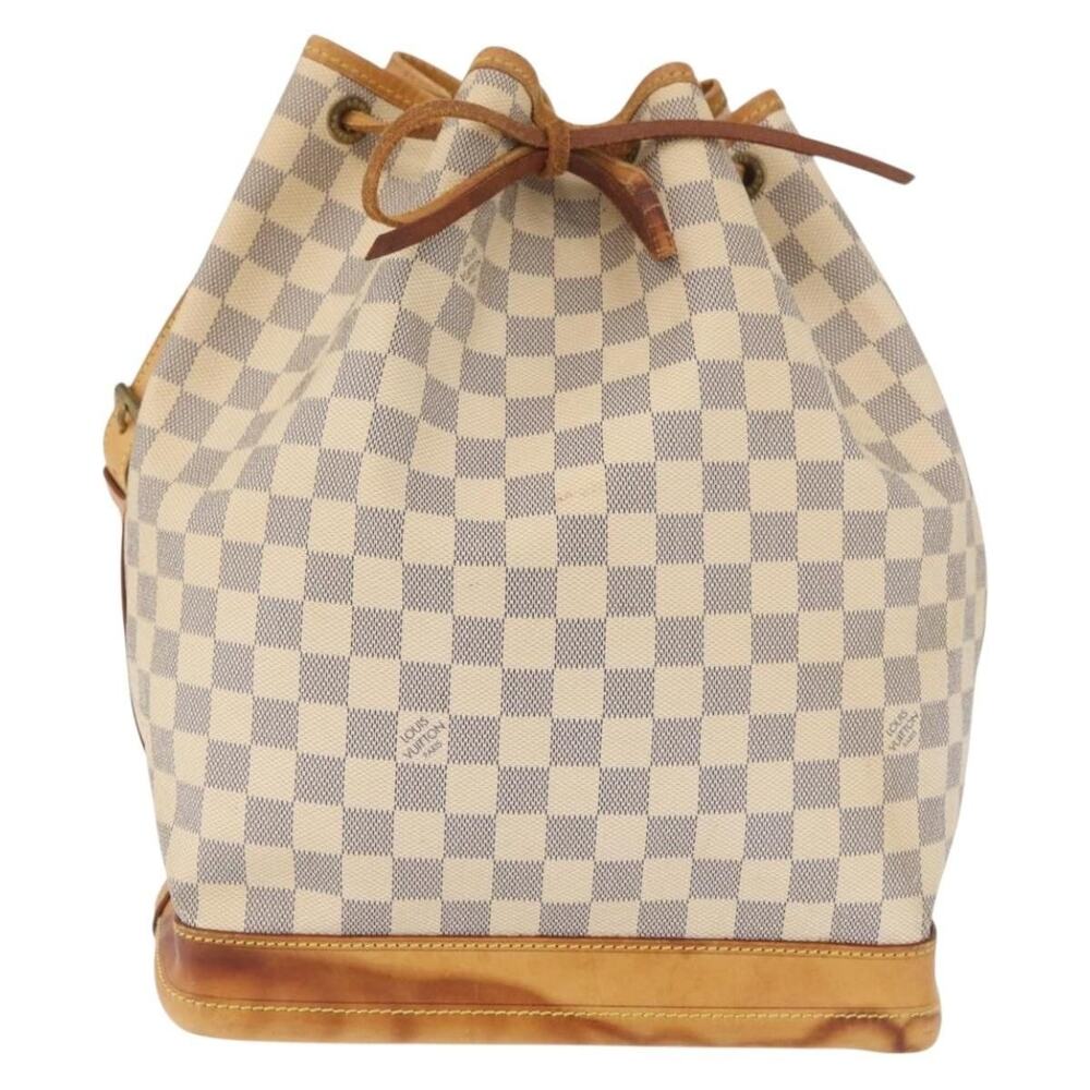 Louis Vuitton Damier Azur Noe Bucket Bag White